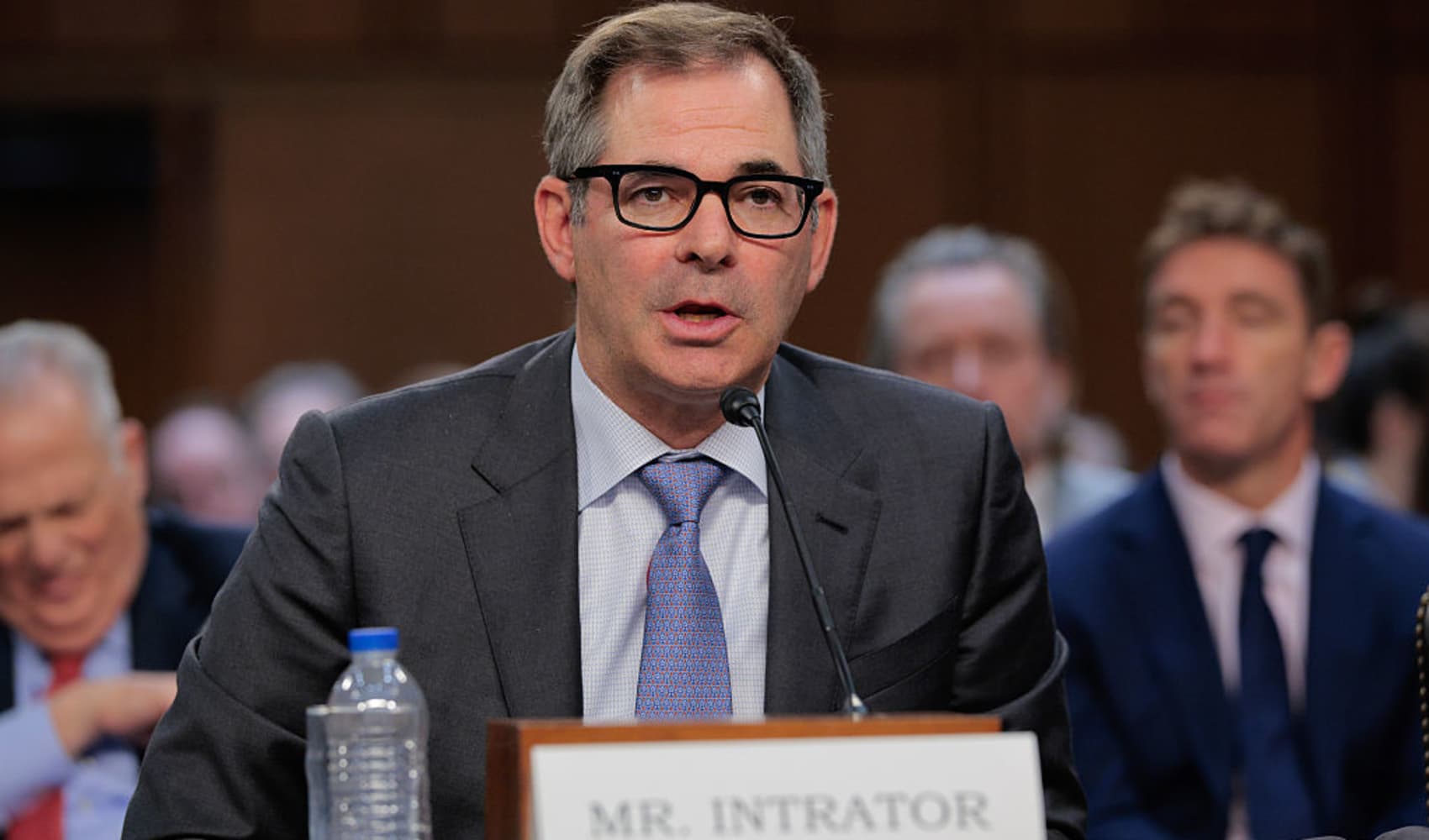 CoreWeave CEO Mike Intrator testifies before the Senate Committee on Commerce, Science and Transportation in Washington on May 8, 2025.
