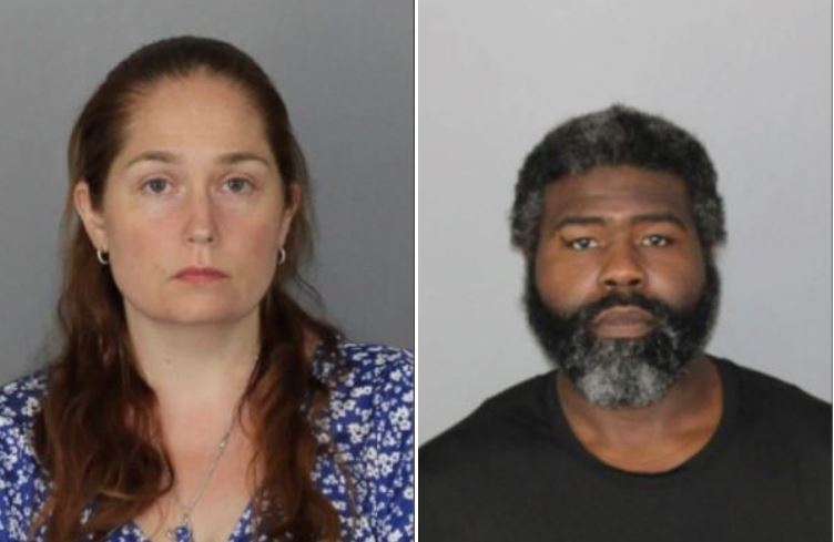 Brenda Spencer, 38, at left, and Branndon Mosley, 41, right, both from Gloucester Township, New Jersey, have been arrested and charged after a teen told police she was held captive in a dog cage in their home and was sexually abused.